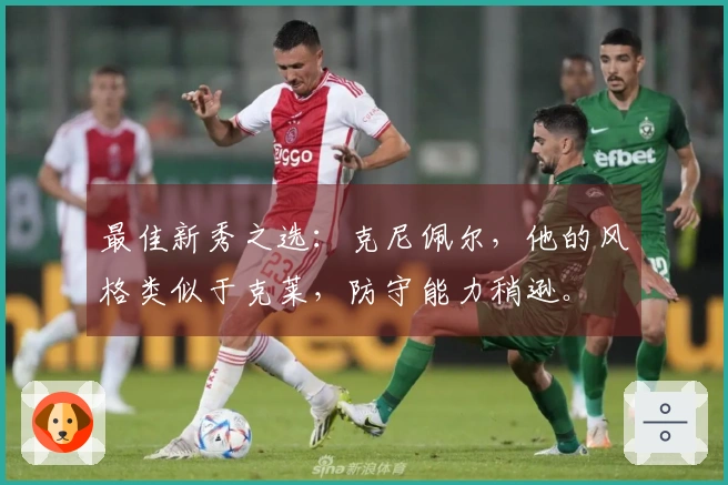 最佳新秀之选：克尼佩尔，他的风格类似于克莱，防守能力稍逊。