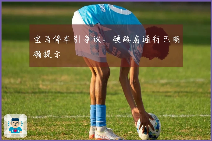 宝马停车引争议，硬路肩通行已明确提示