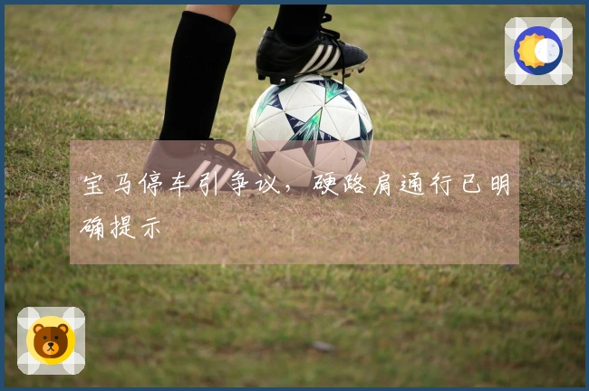宝马停车引争议，硬路肩通行已明确提示